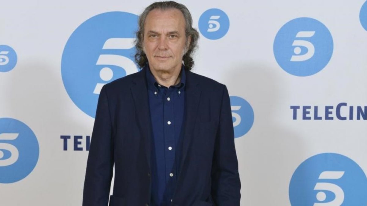 Jose Coronado, el pasado 5 de abril, en la presentación de su nueva serie en Tele 5 'Vivir sin permiso'.