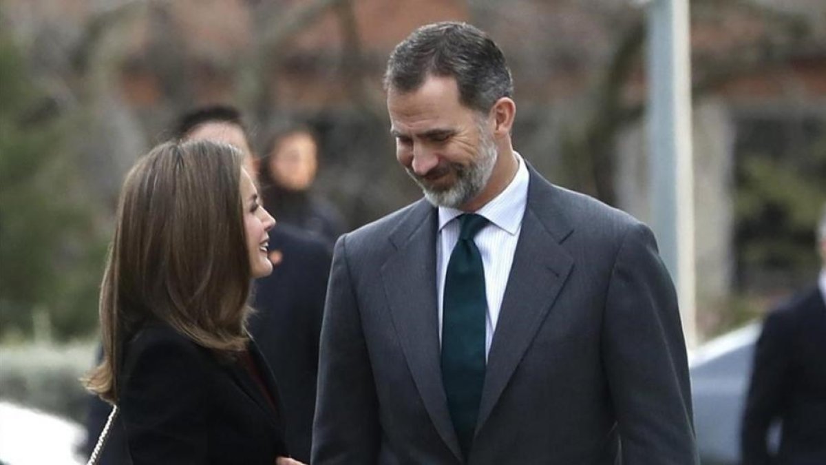 Los reyes Felipe y Letizia.