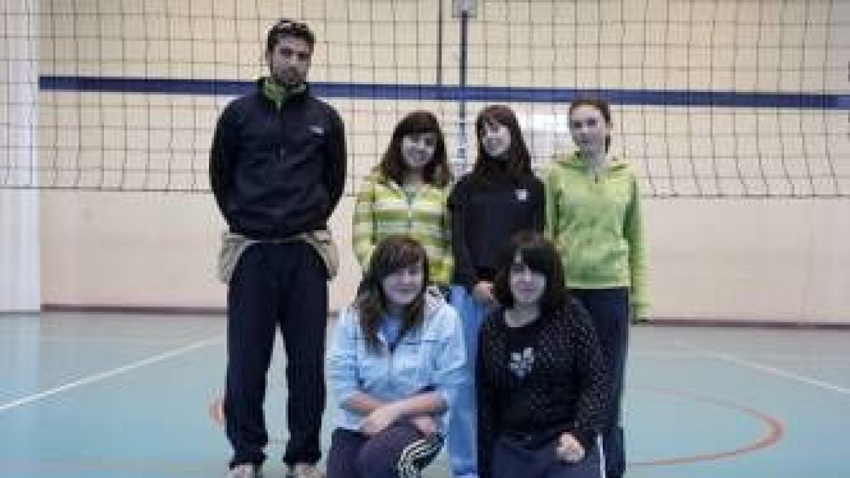 Formación del equipo del IES Padre Isla que milita en la categoría cadete