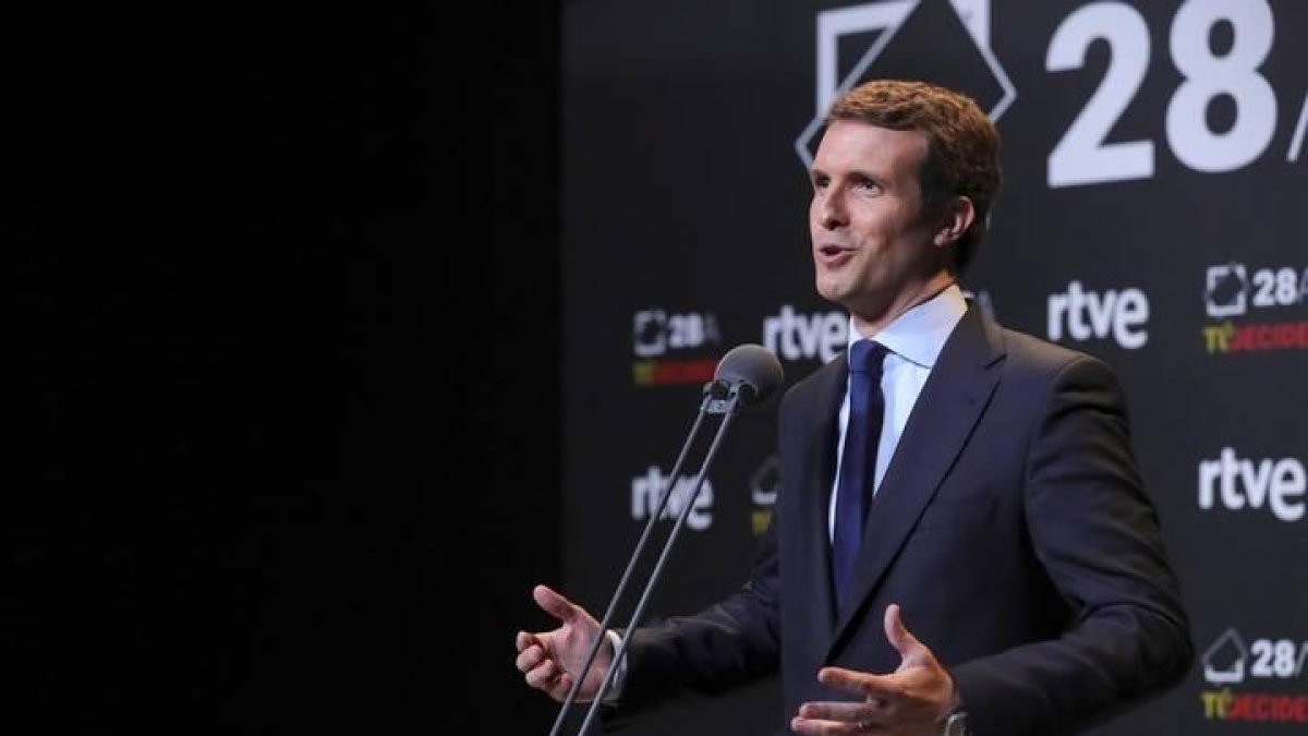 El líder del PP, Pablo Casado.