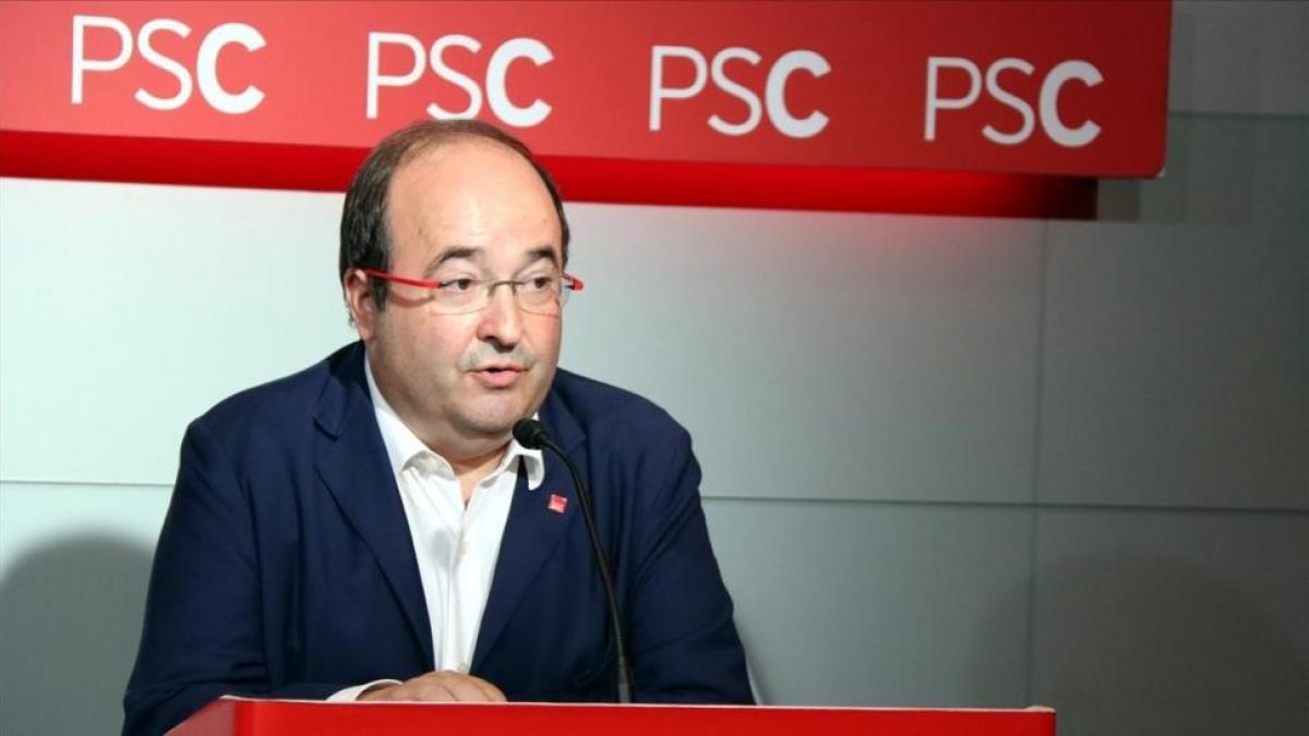 El primer secretario del PSC, Miquel Iceta.