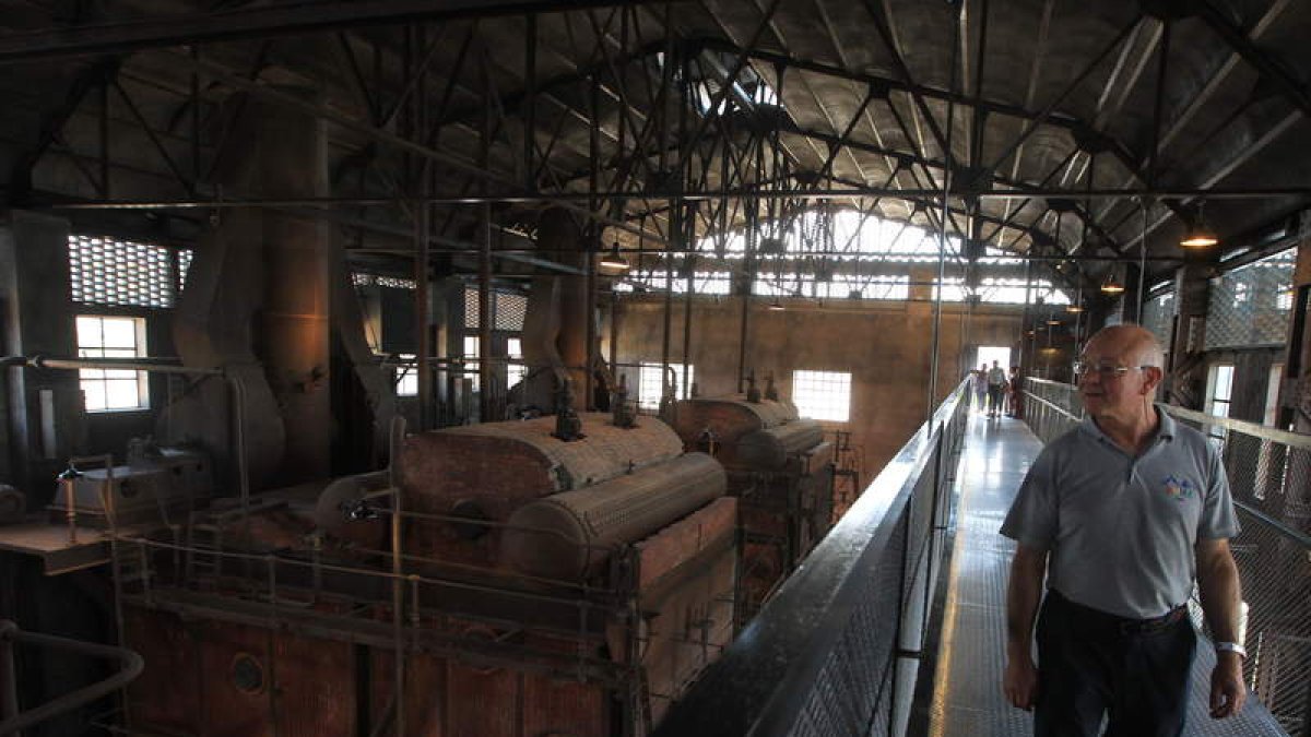 Interior de la Fábrica de la Luz, la parte abierta al público del Museo de la Energía. L. DE LA MATA