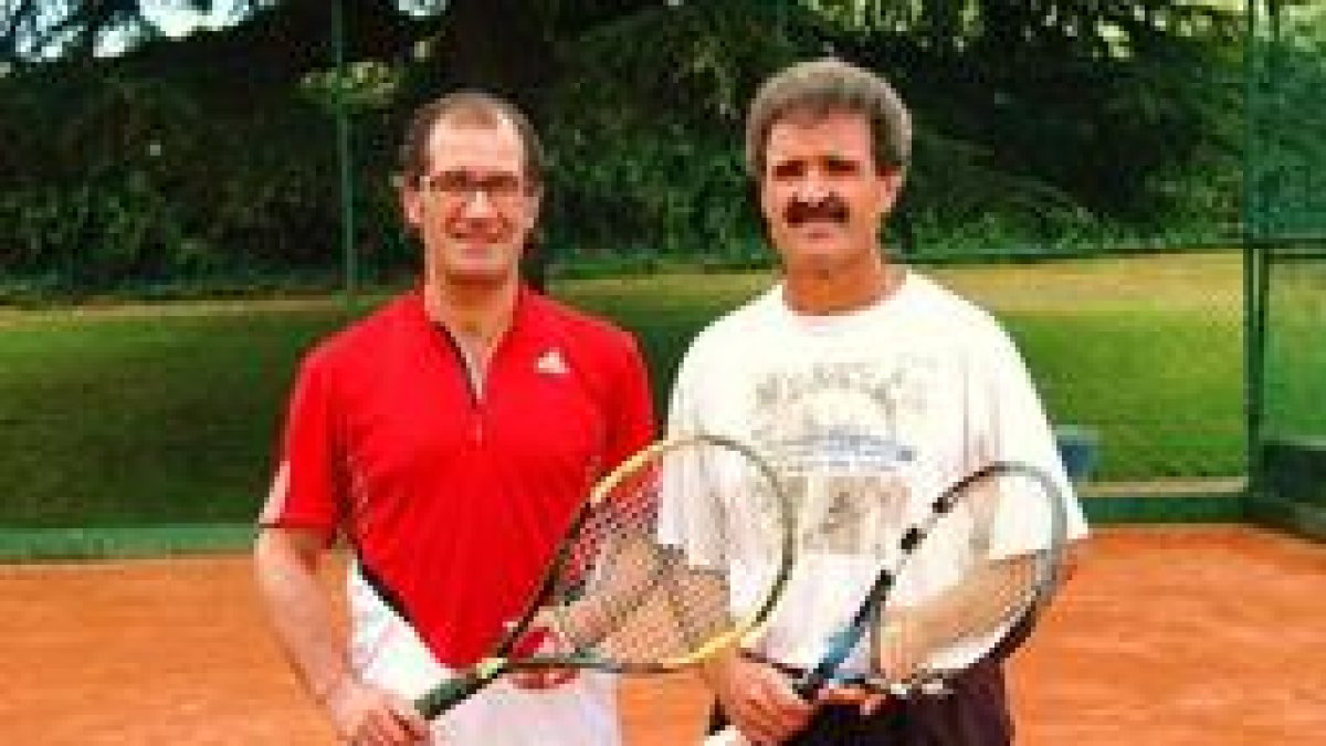 Los dos jugadores de la final masculina individual
