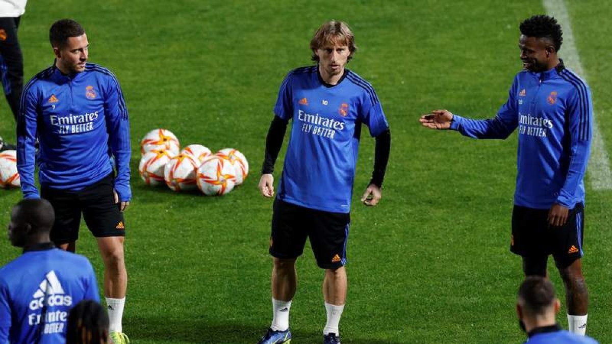 Vinicius vuelve a la convocatoria del Real Madrid para el duelo contra el Villarreal. JULIO MUÑOZ