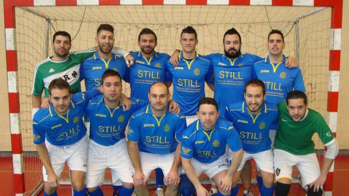 Formación del Bar La Moral/La Perla Negra de la Liga Asolefusa.
