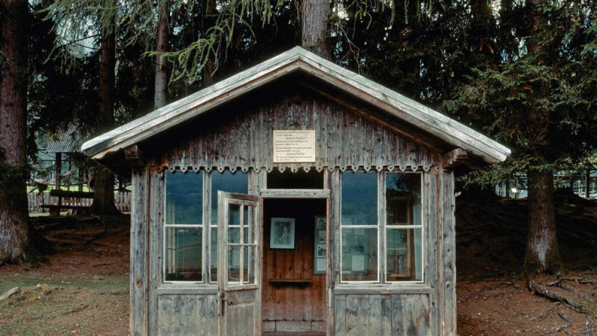 La cabaña de Gustav Mahler en Dobbiac (Italia).