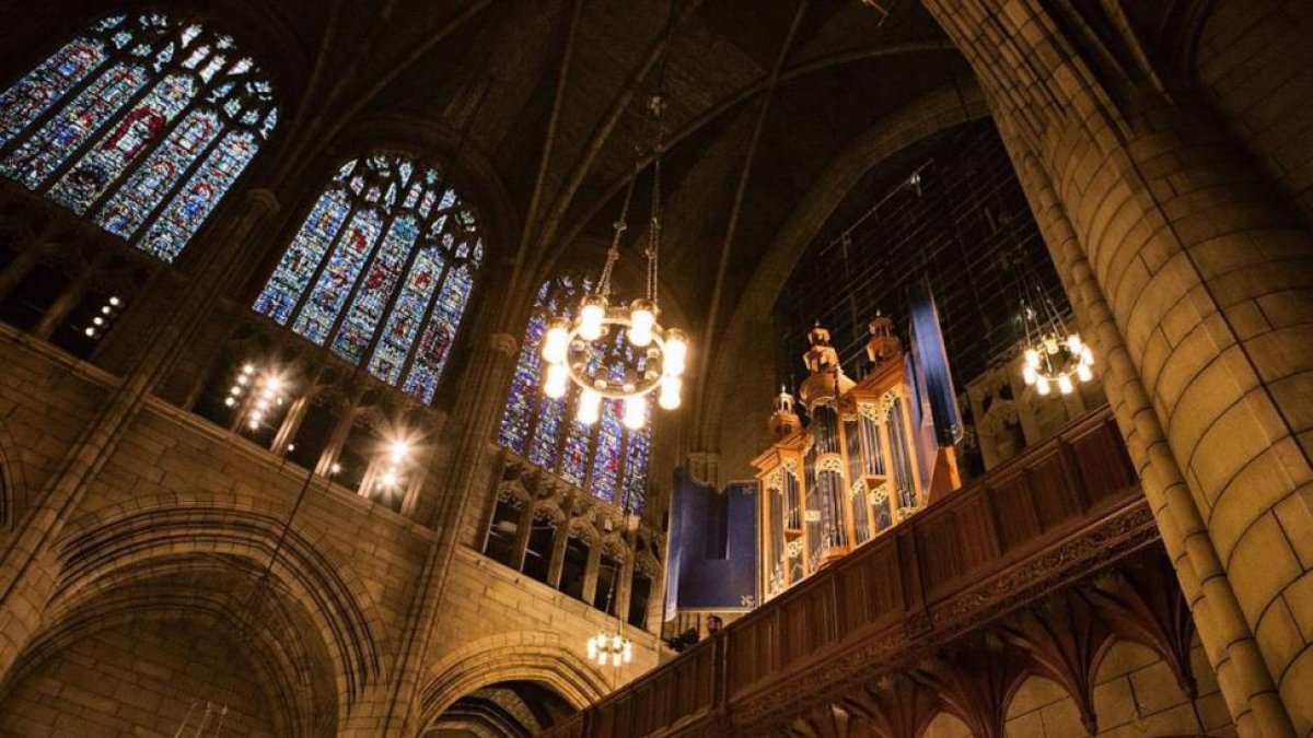Bóvedas de la iglesia de San Juan Divino, en Nueva York, obra del arquitecto Rafael Guastavino, que aparece en el documental premiado de 'Imprescindibles'.