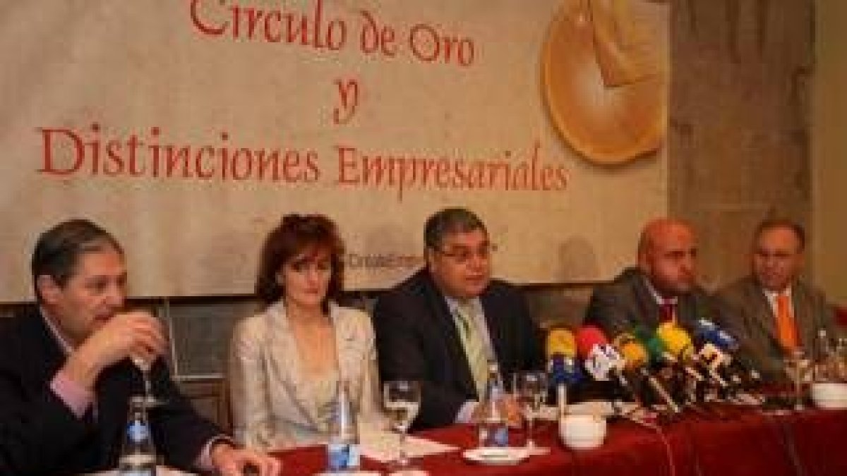 Un momento de la presentación de los galardonados en el Hostal San Marcos