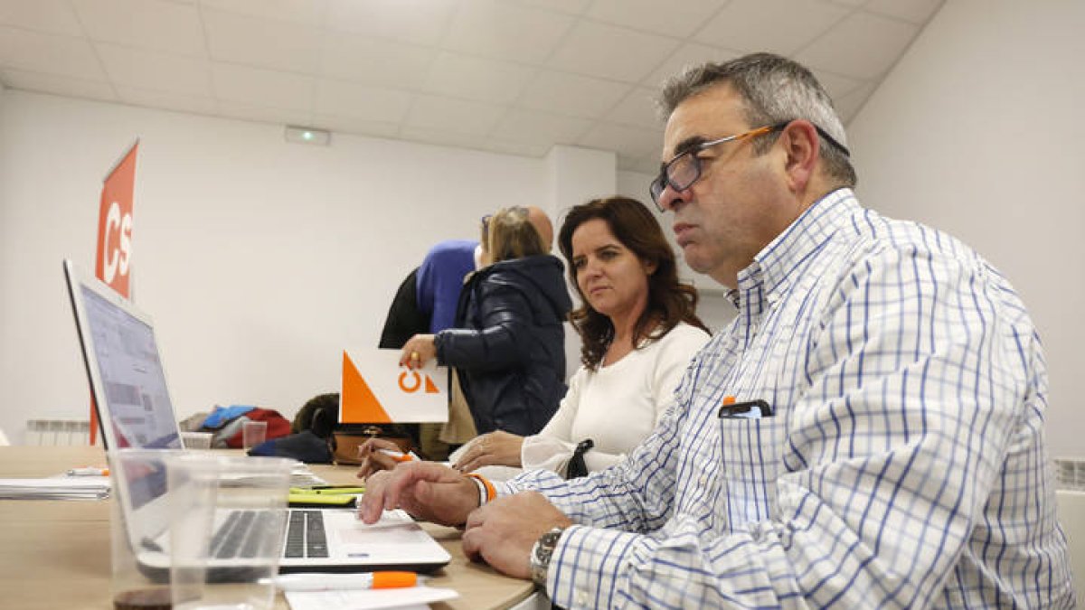 Resultados de las elecciones generales en la sede de Ciudadanos. F. Otero Perandones.