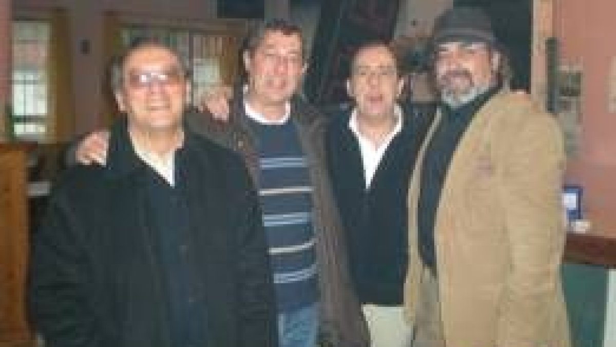 Manuel Fresno, José Carlos de Marco, José Manuel López y Pedro García Trapiello
