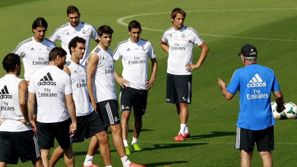 Carlo Ancelotti podría contar en sus entrenamientos con Bale en pocos días.