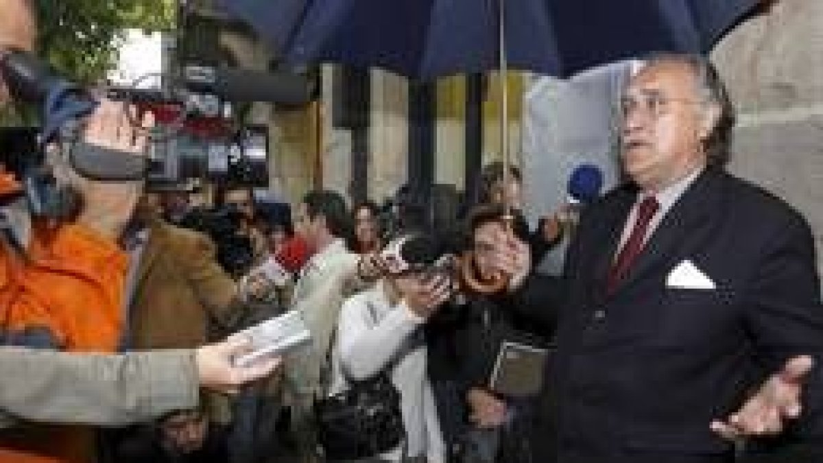 Iñaki Azkuna durante el acto al que asistió en Bilbao
