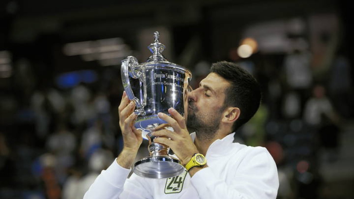 Djokovic conquistó su 24 Grand Slam. GUNTHER