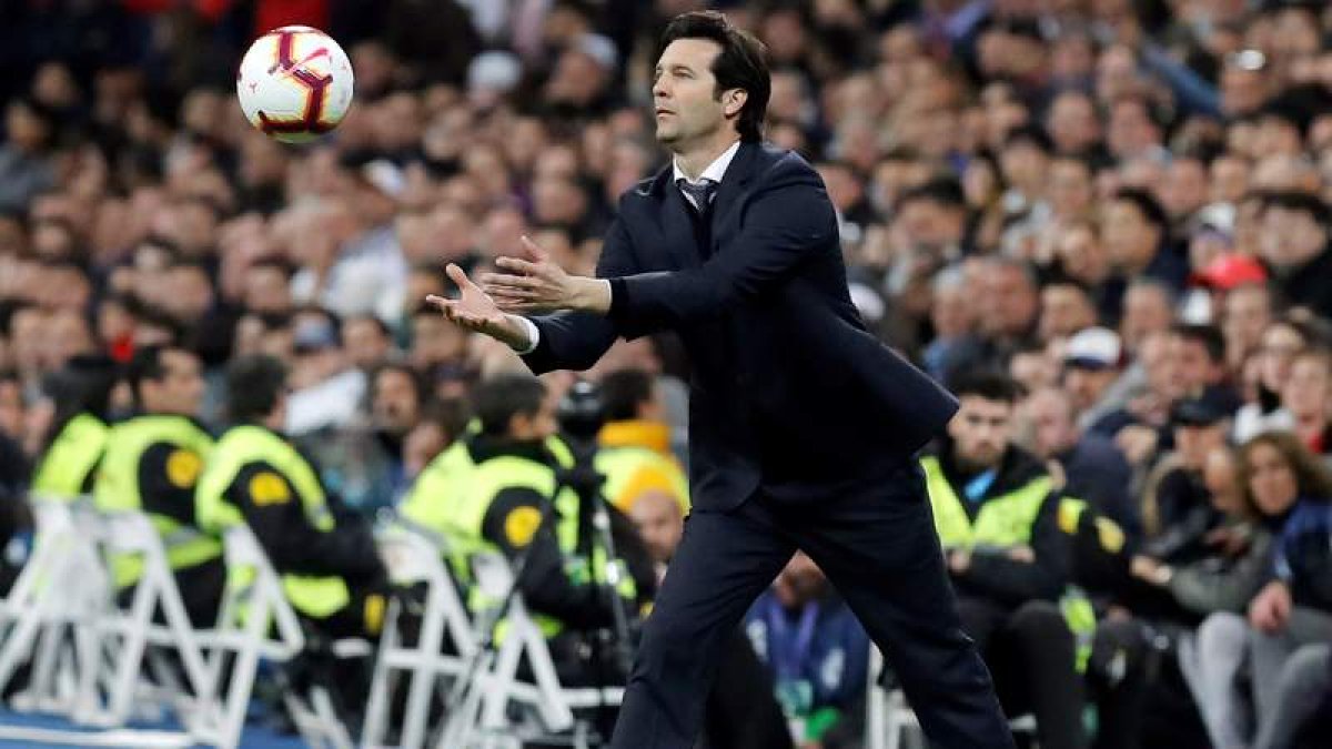 Solari tiene los días contados como técnico del Real Madrid. JUAN CARLOS HIDALGO