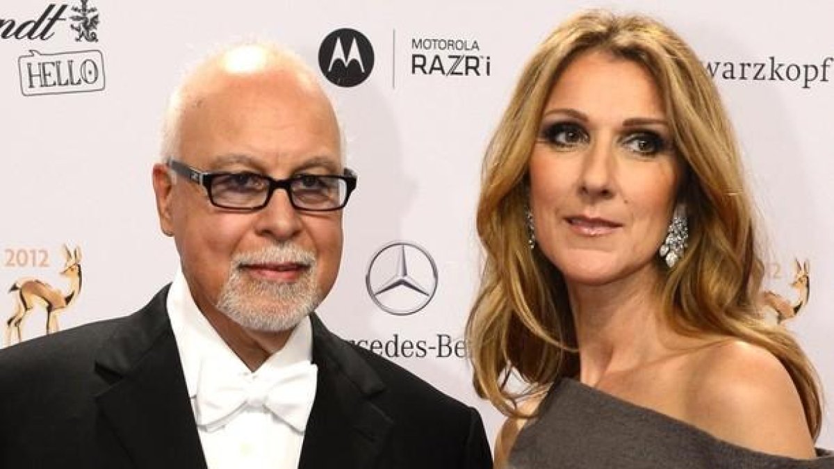 René Angelil y Céline Dion, en noviembre del 2012.