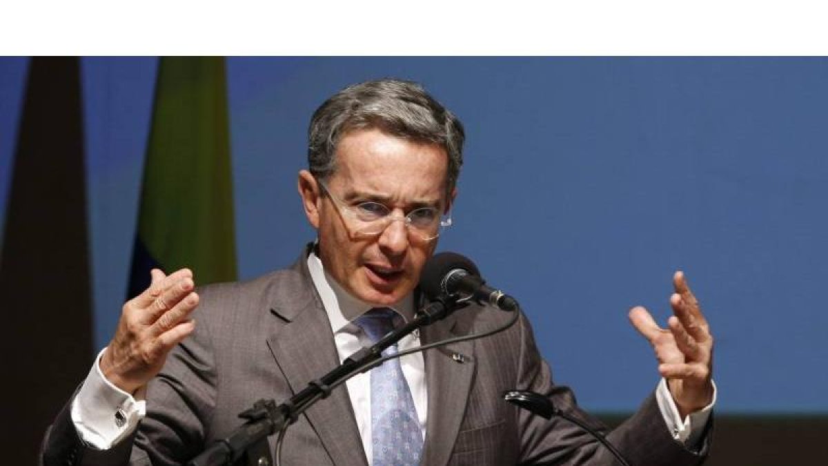 El expresidente colombiano Álvaro Uribe.