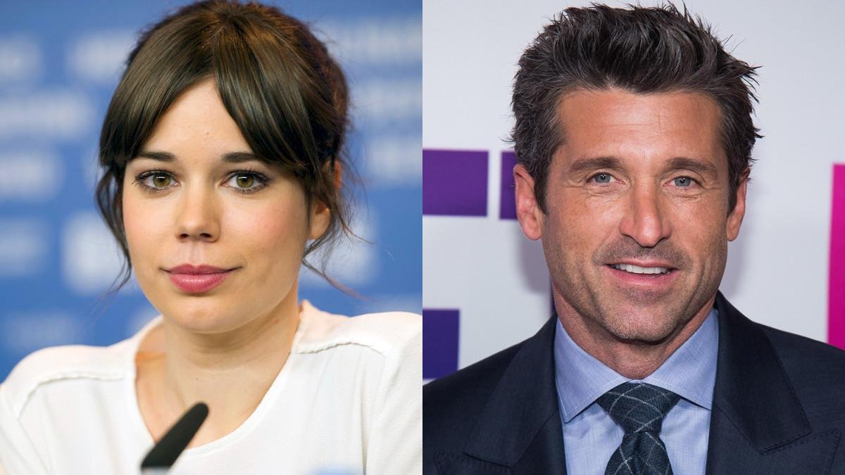 Los actores Laia Costa y Patrick Dempsey.