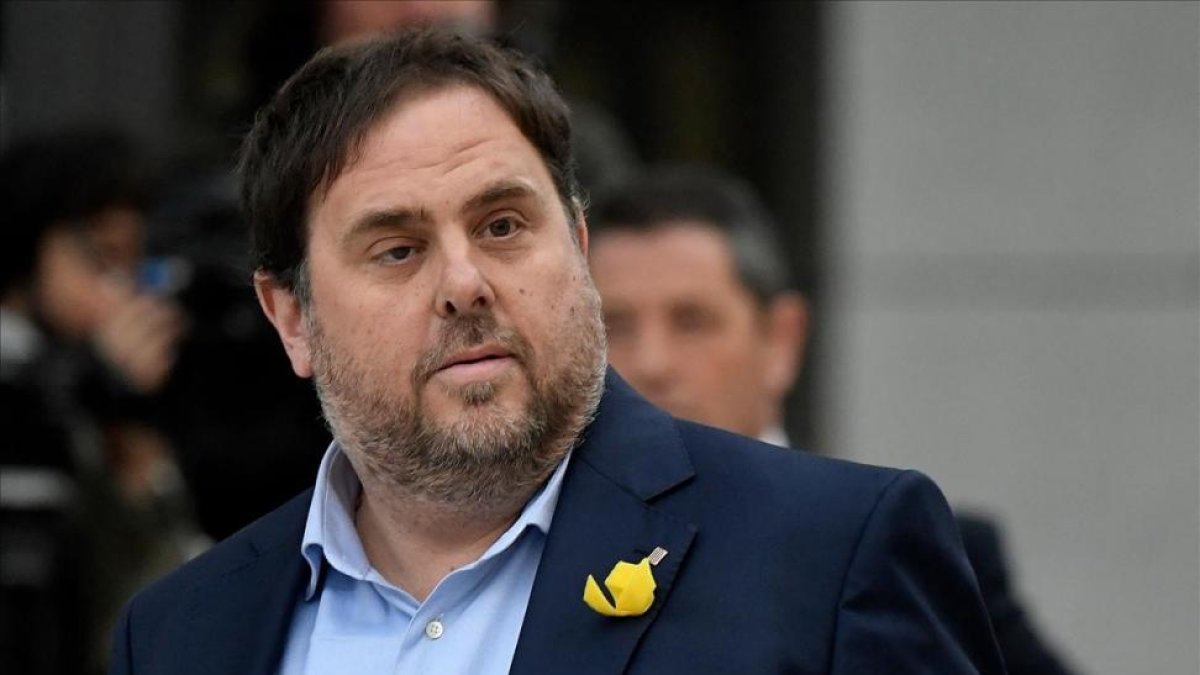 Oriol Junqueras, a su llegada a la Audiencia Nacional el pasado 2 de noviembre.
