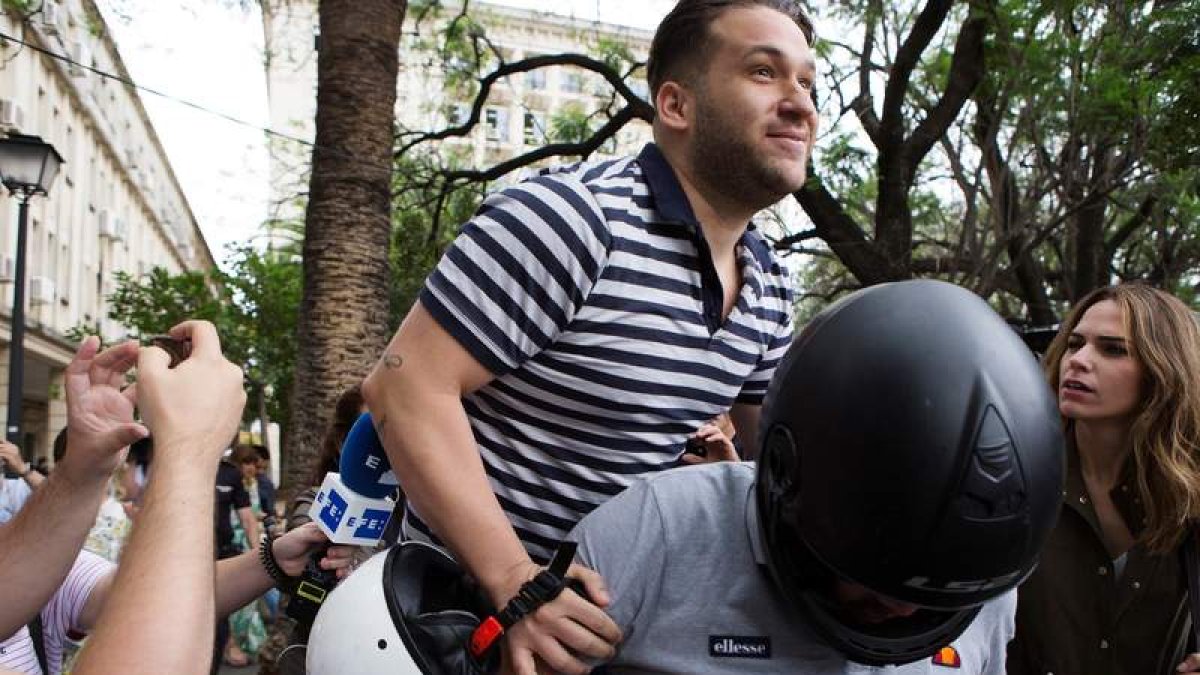 Antonio Manuel Guerrero, miembro de ‘La Manada’. PEPO HERRERA