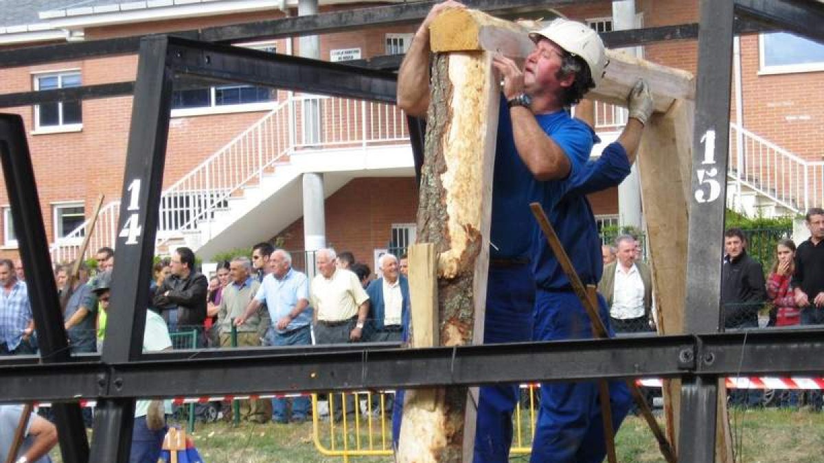 Un momento del Concurso de Entibadores del año pasado.