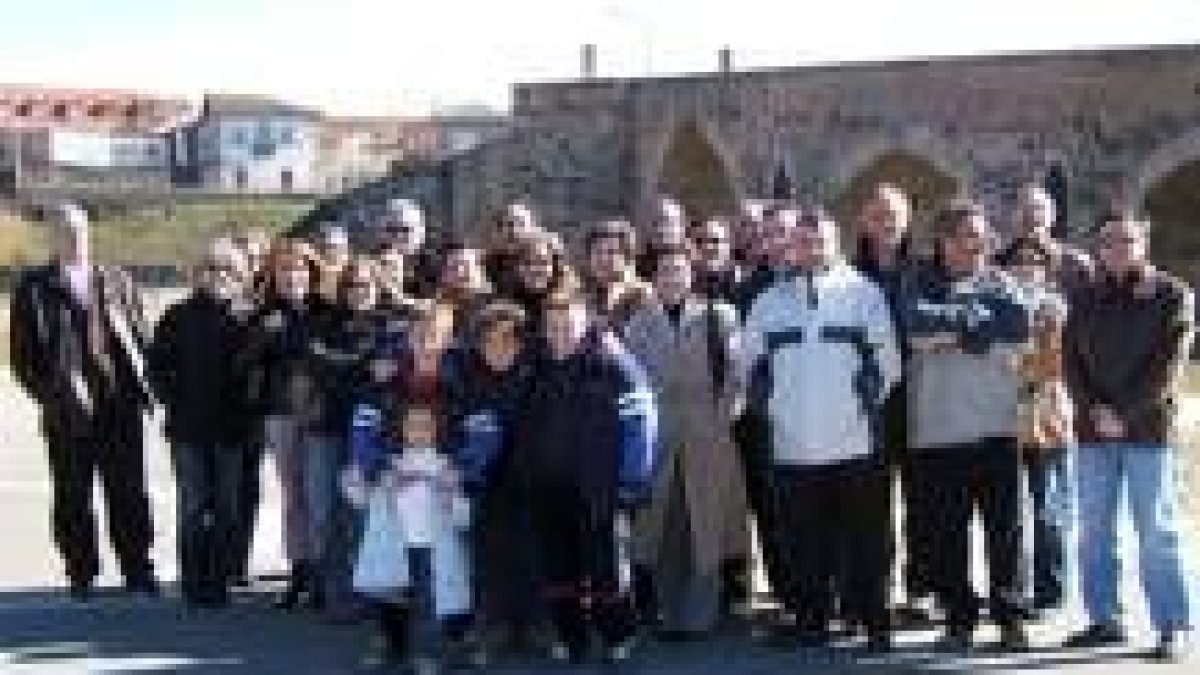 Padres de los alumnos de Jesuitas, en su visita a Hospital de Órbigo