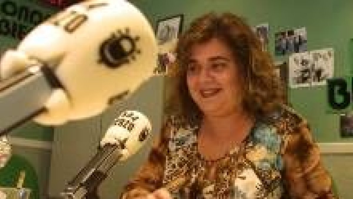 La directora de la emisora, Sonia Linares, en una foto de archivo