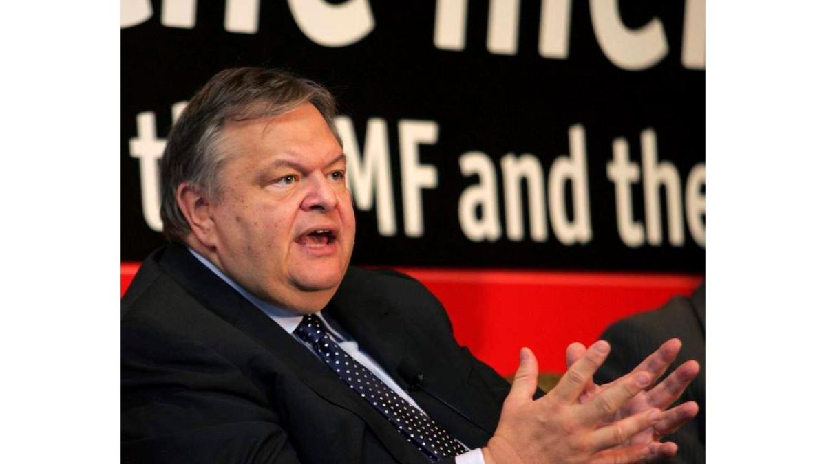 El ministro griego de Finanzas, Evangelos Venizelos.