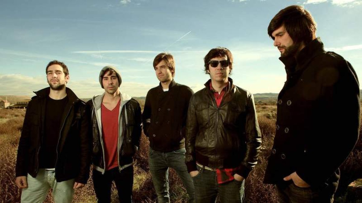 Imagen promocional de los integrantes de la banda madrileña The Noises.