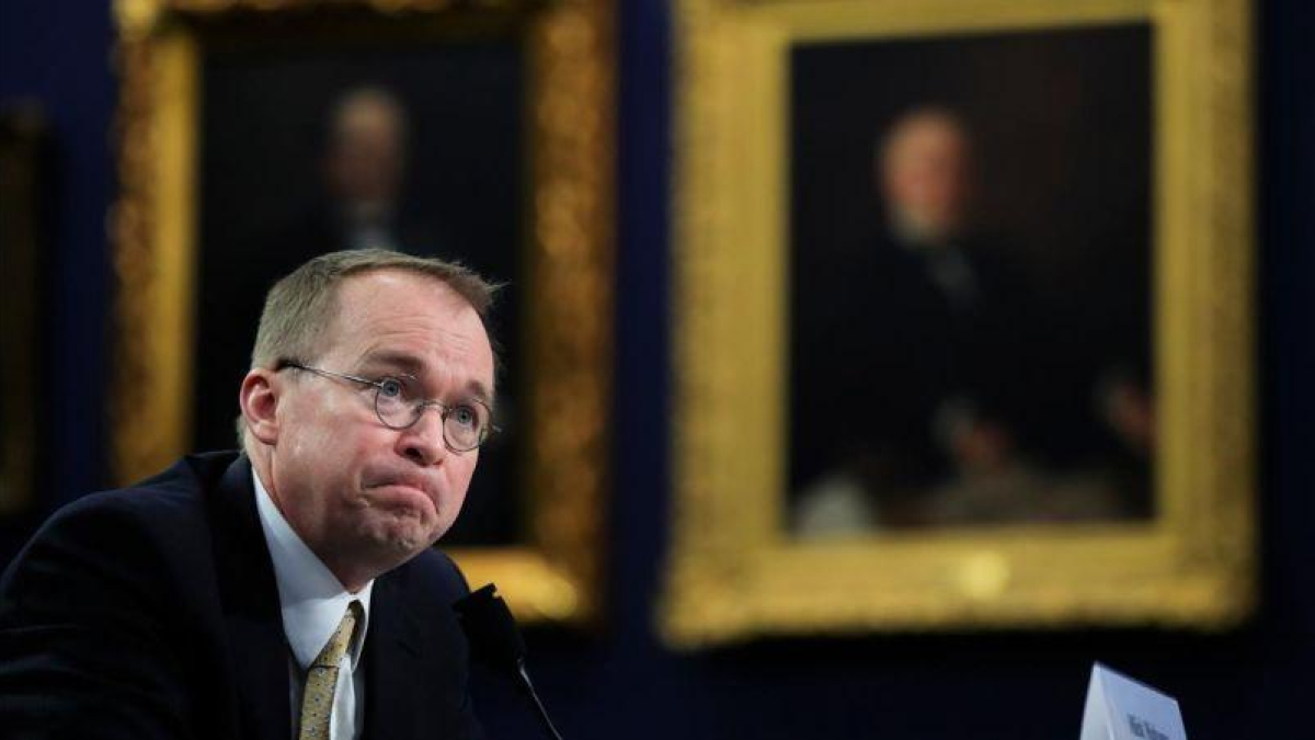 El controvertido jefe de la Oficina de Presupuesto de EEUU, Mick Mulvaney.