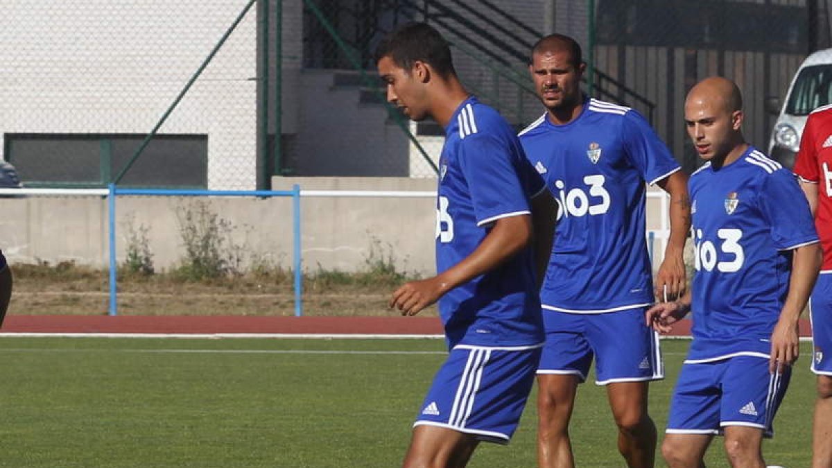 Fofo, en el primer entrenamiento de esta temporada.