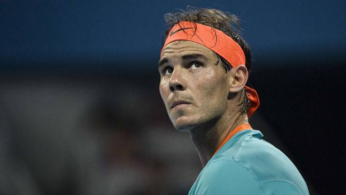 Rafael Nadal, durante el partido de cuartos de final del torneo de Pekín contra Martin Klizan, el viernes pasado.
