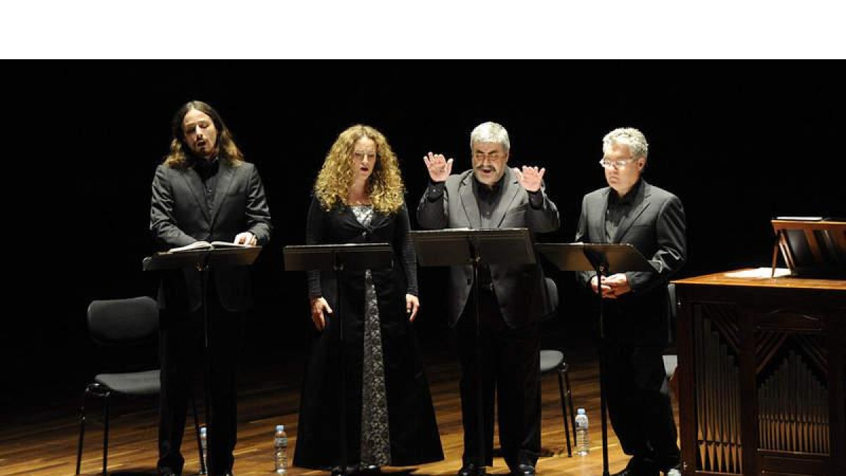 A La Colombina, que cantó ayer en el Auditorio, seguirán tres conciertos más dentro del Ciclo de Músicas Históricas.