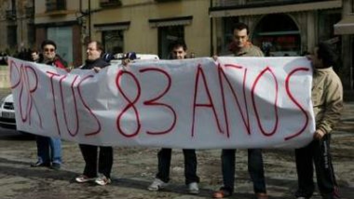 La peñas de la Cultural siempre se han caracterizado por reivindicar sus derechos.