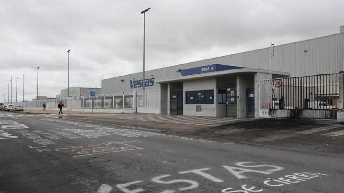 Imagen de la factoría de Vestas en Villadangos