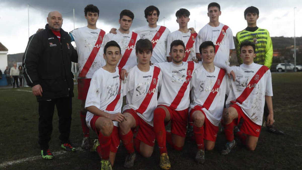 Formación del equipo del San Lorenzo que milita en 2.ª División Provincial Juvenil.