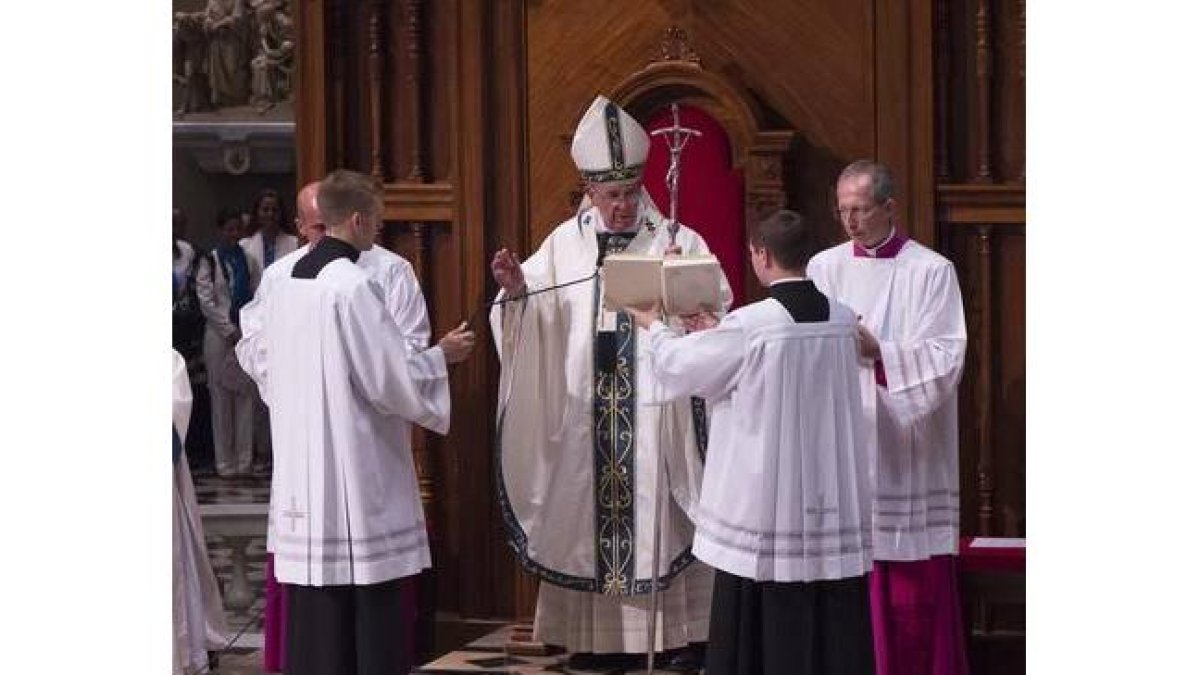 El papa Francisco, en un acto este sábado en Filadelfia.