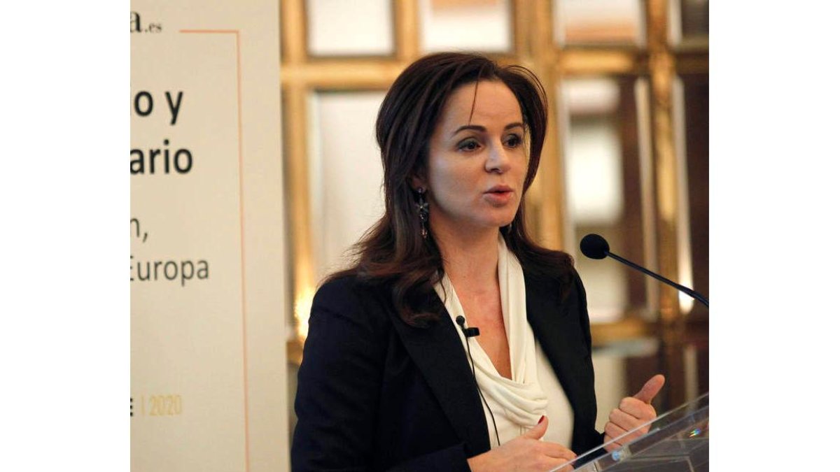 Silvia Clemente, ayer, en Madrid.