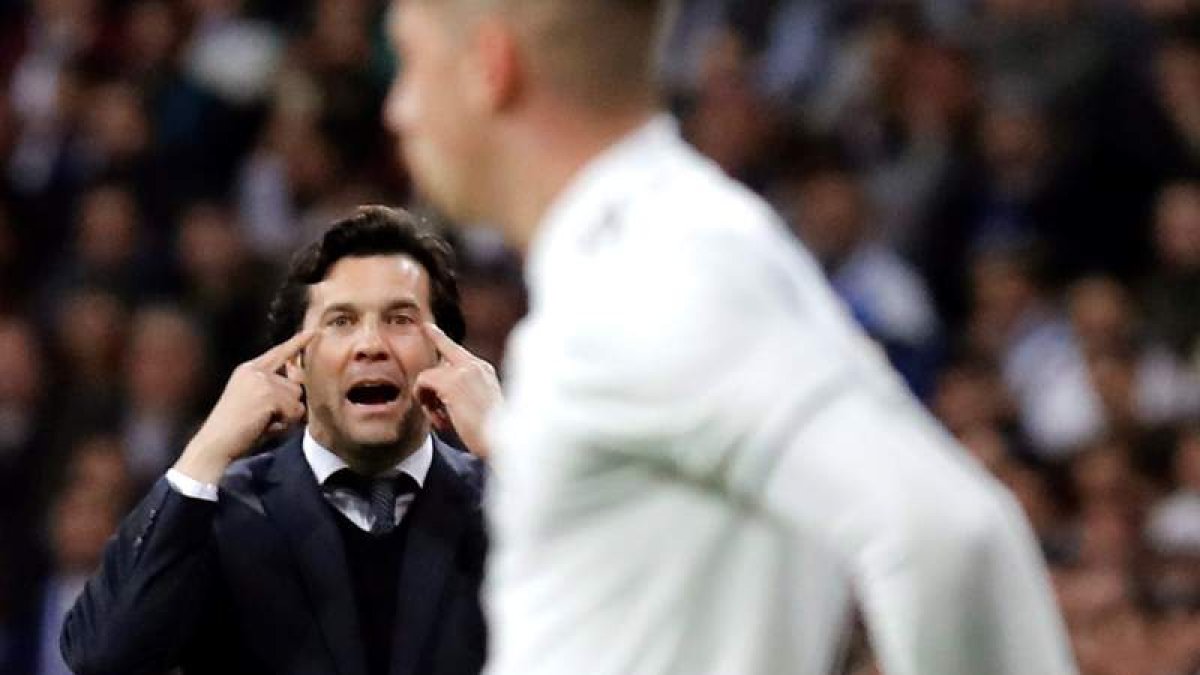Solari tiene los días contados en el Madrid. HIDALGO