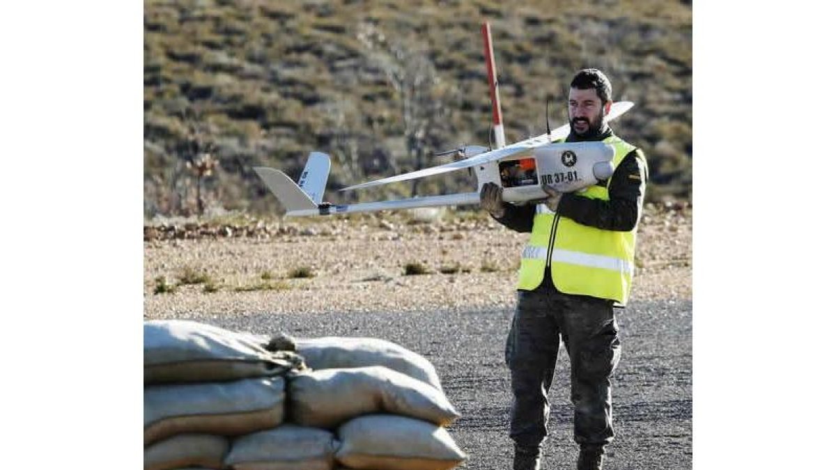 El Gail del Ejército de Tierra, probando el Atlantic. RAMIRO