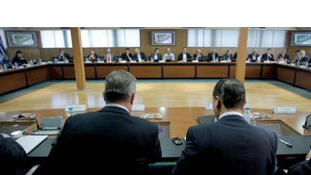 Cardenal y Astiazaran, en una reunión de la LFP.