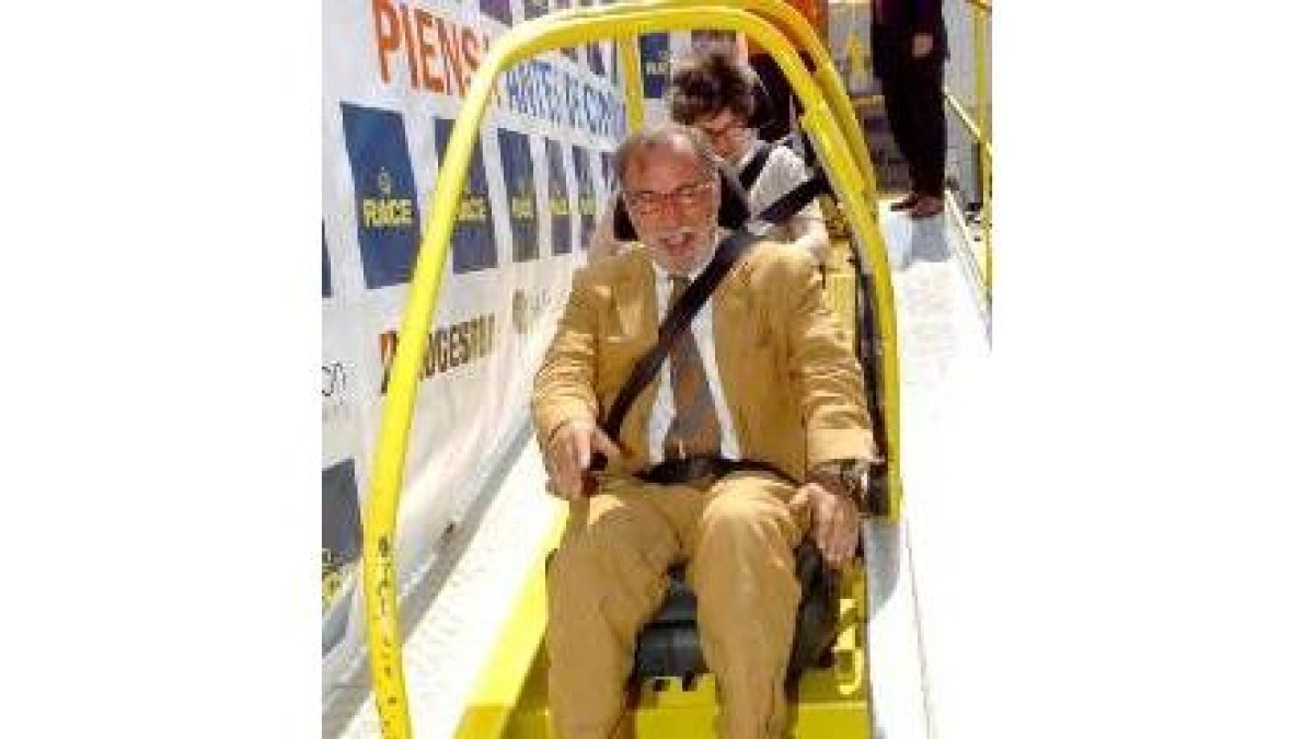 El director de la DGT, Pere Navarro, participó en la apertura de Tráficus