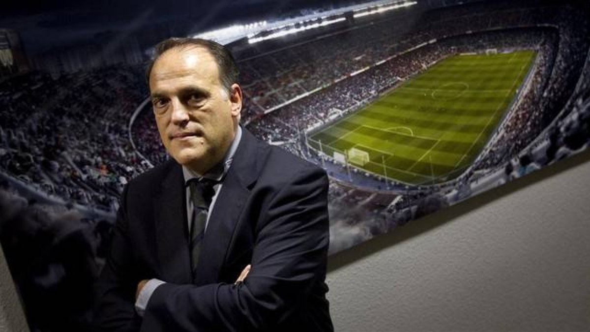Javier Tebas, presidente de la Liga de Fútbol Profesional.