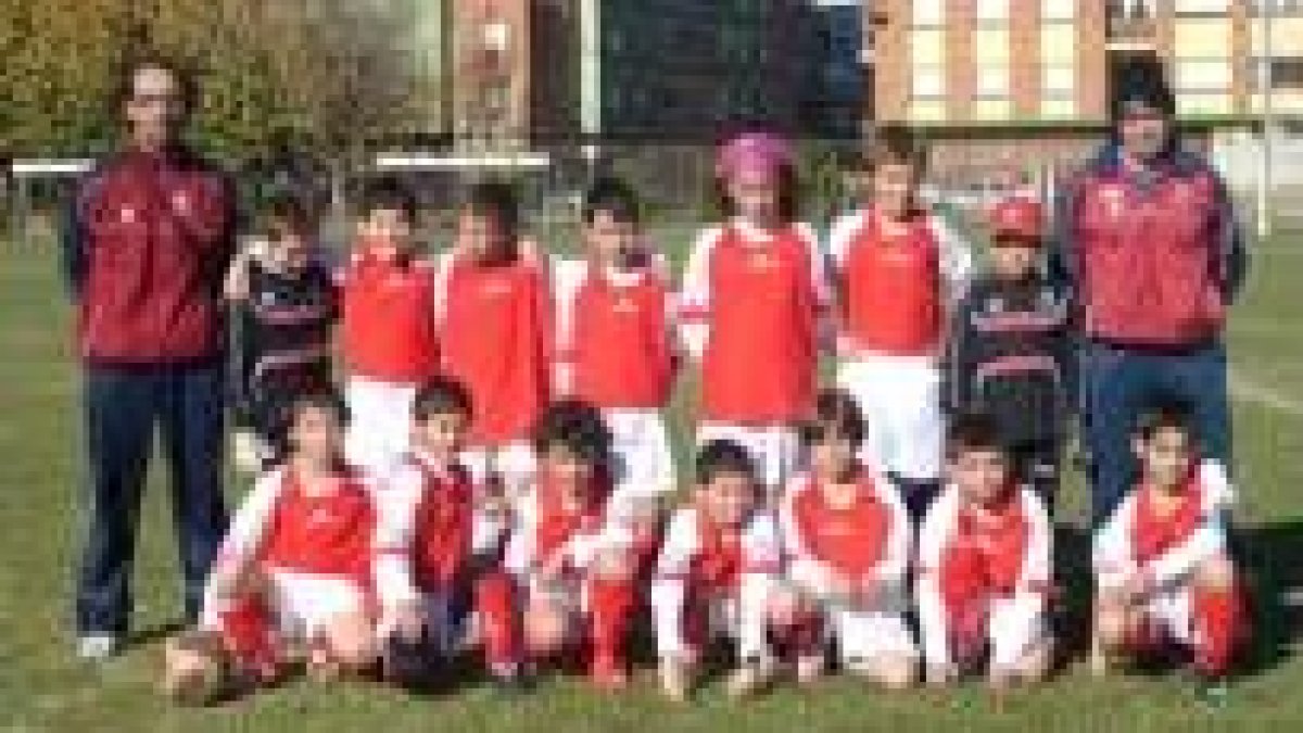 Formación del equipo del San Andrés B que milita en la 2.ª División Provincial Benjamín