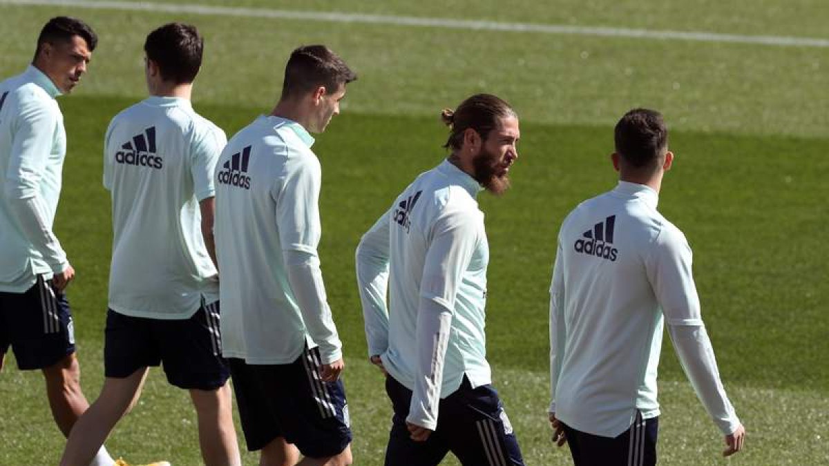 Ramos será el gran ausente en la selección española, que hoy inicia la concentración. KIKO HUESCA