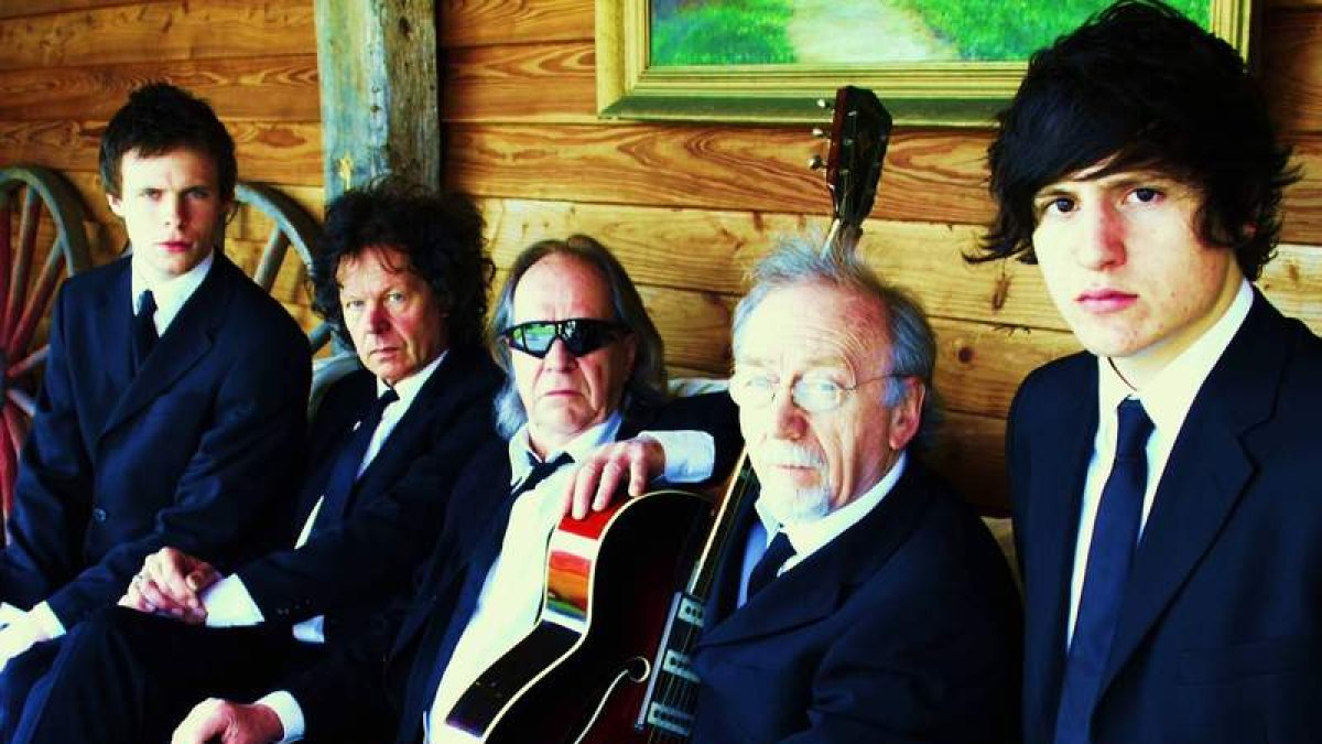 Los integrantes de la veterana banda británica Pretty Things.