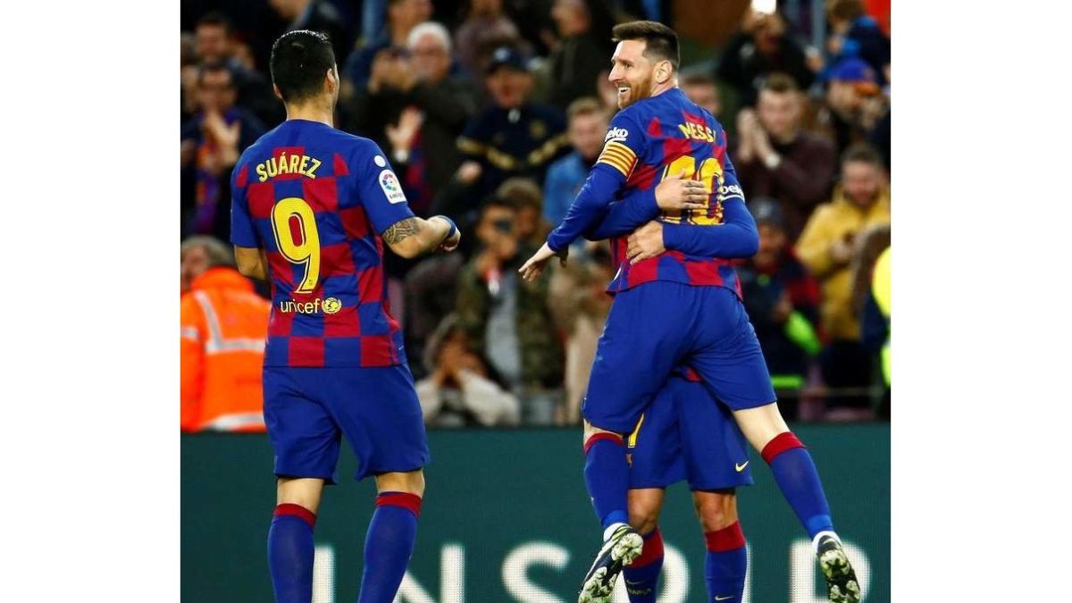 El conjunto azulgrana cierra el año como líder de la Liga.