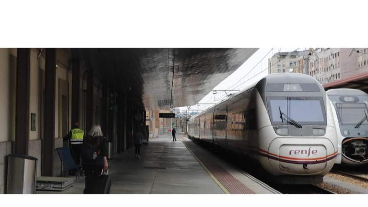 Imagen de archivo de la estación de ferrocarril de Ponferrada. ANA F. BARREDO