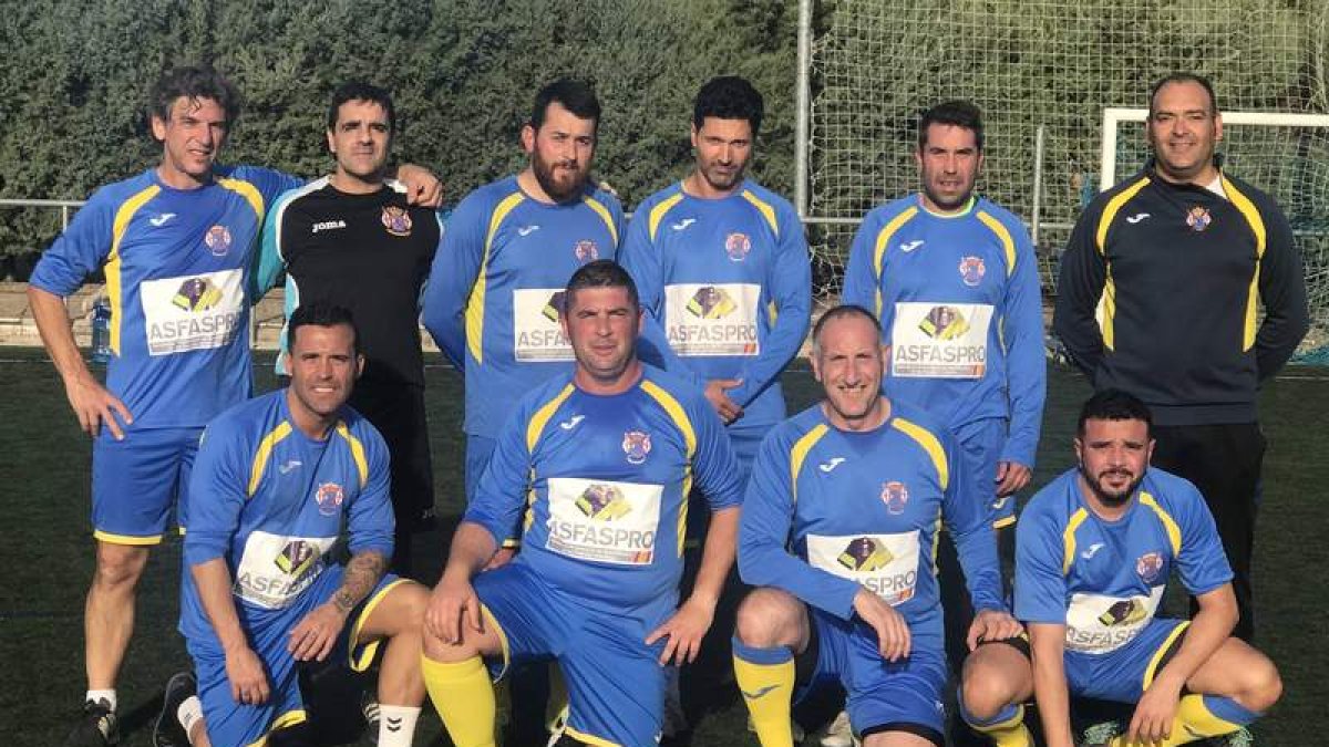 Formación del equipo del Santa Bárbara que disputa la Liga CHF.