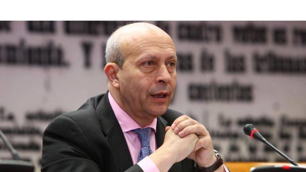 Imagen de archivo del ministro de Educación, Cultura y deporte, José Ignacio Wert.