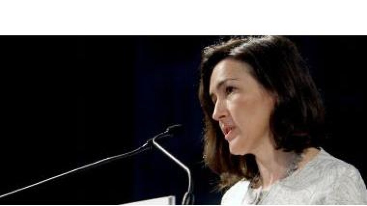 La ministra González-Sinde, en el Foro Europeo de Industrias Culturales.